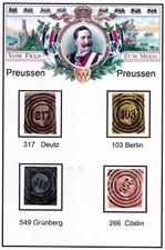 Preußen nummernstempel gebraucht kaufen  Königs Wusterhausen