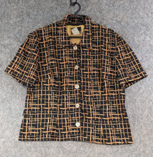 Blusa de ombro Positive Attitude feminina média preta marrom equestre com botões comprar usado  Enviando para Brazil