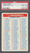 1956 topps checklist. for sale  San Antonio