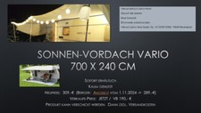 Wohnwagen sonnen vordach gebraucht kaufen  Regensburg