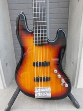 Squier by Fender Deluxe Active Jazz Corpo de Madeira Baixo Usado 5º Sunburst com Estojo Macio comprar usado  Enviando para Brazil