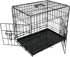 Metal dog crate for sale  SALFORD