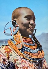 Masai woman african gebraucht kaufen  München