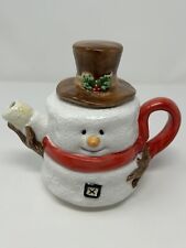 Ceramic snowman teapot for sale  Bella Vista