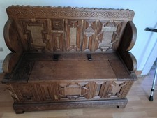 Truhenbank eiche antik gebraucht kaufen  Alfeld (Leine)