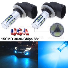 Lâmpada de neblina LED 881 889 H27W 15SMD 8K azul gelo para Hyundai Elantra Accent EUA comprar usado  Enviando para Brazil