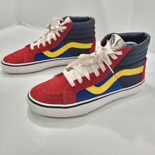 ZAPATOS DEPORTIVOS UNISEX VANS SK8-HI REEDICIÓN OTW RALLY ROJO CHILE/BLANCO MUJER ¡TALLA 8!, usado segunda mano  Embacar hacia Argentina