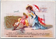 Chromo chute cheval d'occasion  France
