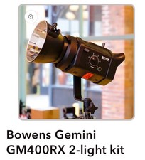 Bowens gemini 400rx for sale  Los Olivos