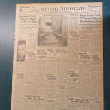 Dillinger death blow for sale  Shoreham