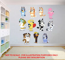 Bluey wall stickers for sale  BIRMINGHAM