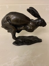Solid bronze hare for sale  SHEERNESS
