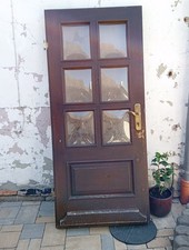 Haustür eiche echtholz gebraucht kaufen  Bürgel