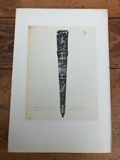 1881 litho dagger for sale  FORDINGBRIDGE