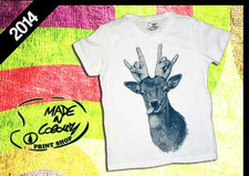 Shirt cervo corna usato  Livorno