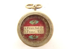 Reliquaire rond médaillon d'occasion  Tréguier