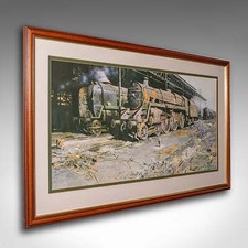 Vintage locomotive print for sale  EXETER