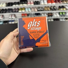 Usado, GHS Strings Super Aços Extra Leve Aço Inoxidável Roundwound Elétricos Pacote com 5 comprar usado Usado, GHS Strings Super Aços Extra Leve Aço Inoxidável Roundwound Elétricos Pacote com 5 comprar usado  Enviando para Brazil