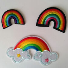 Embroidered rainbow star for sale  LANCING