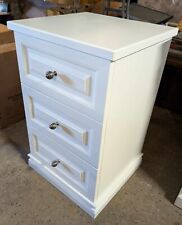 White bedside chest for sale  ELLESMERE PORT