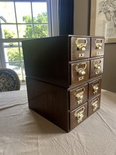 Antique oak library for sale  PLYMOUTH