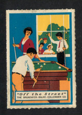 Brunswick Balke POOL TABLE & BILLIARDS Co. - Selo pôster / Cinderela, c 1930 comprar usado  Enviando para Brazil