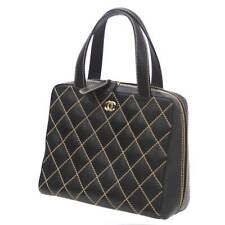 Bolso de Mano Chanel Wild Stitch Coco Mark Cuero Negro 7687325 GZzwot segunda mano  Embacar hacia Argentina