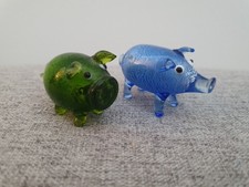 Glass pigs set for sale  BURGESS HILL