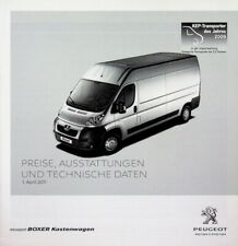 300843) Peugeot Boxer Kastenwagen - Preisliste & Extras - Prospekt 04/2011 comprar usado  Enviando para Brazil