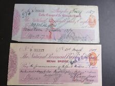 Cheques national provincial for sale  KELTY