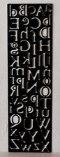Alphabet die upper for sale  DONCASTER