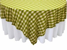 Tablecloth checkered overlay for sale  Fort Lauderdale