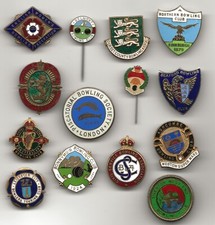 Bowling badges pins for sale  TRANENT