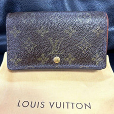 Carteira feminina Louis Vuitton monograma couro marrom bolsa de pó cartão comprar usado  Enviando para Brazil