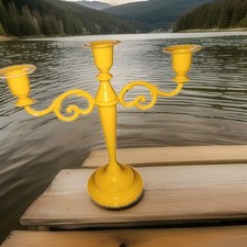 Yellow candle holder for sale  Saint Matthews