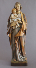 Holzfigur heiliger josef gebraucht kaufen  Hirrlingen
