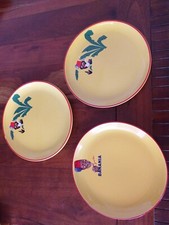 Lot assiettes banania d'occasion  La Seyne-sur-Mer