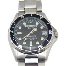 Technos Skydiver 6M12-SK – Relógio de mergulho profissional – 150M resistente à água comprar usado  Enviando para Brazil