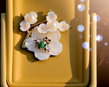 Broche doré branche d'occasion  Paris VI