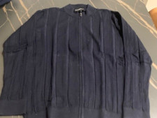 Maglia zip blu usato  Zelo Buon Persico
