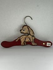 Usado, Cabide de cachorro infantil vintage de madeira pintado à mão dos anos 90’s comprar usado  Enviando para Brazil