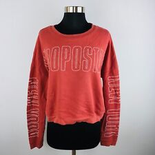 Moletom Aeropostale Feminino Laranja Silenciado Manga Longa Logotipo Nova York G* comprar usado  Enviando para Brazil