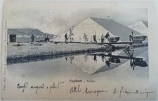Cartolina cagliari saline usato  Roma