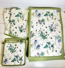 Mikasa Garden Bloom 10 Placemats 2 Luvas de Forno 4 Suporte de Panela Primavera Páscoa Acolchoado, usado comprar usado  Enviando para Brazil