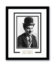 Charlie chaplin autographed d'occasion  Expédié en Belgium