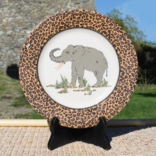 Assiette plate vintage d'occasion  Cerisy-la-Salle