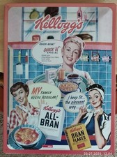 Blechschild kellogg gewölbt gebraucht kaufen  Krefeld