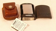Zippo benzinfeuerzeug leder gebraucht kaufen  Buchenbach