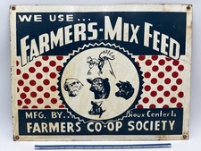 Vintage farmers metal for sale  Calpine