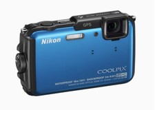 Câmera Nikon COOLPIX AW110 Impermeável 16MP, Azul, WiFi, GPS, Full HD /NS comprar usado  Enviando para Brazil
